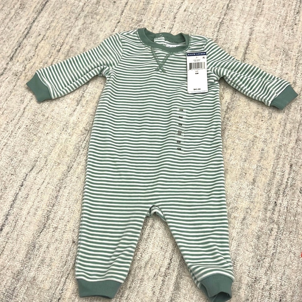 Brand New Ralph Lauren baby jumpsuit 6 months never worn